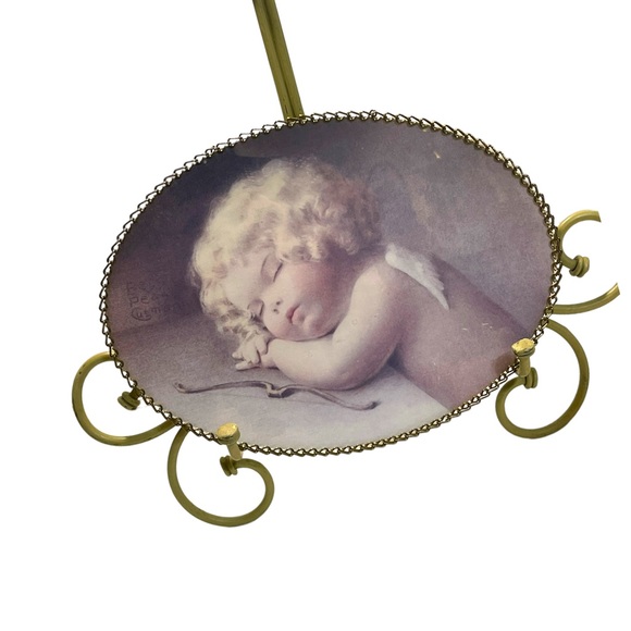 Vintage Angel Sleeping Wall hanging picture or Dresser tray decor - Picture 6 of 7